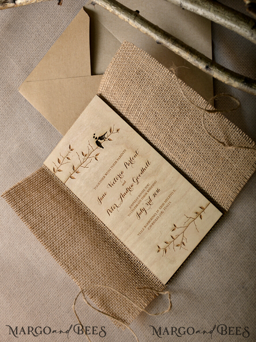 WEDDING INVITATIONS lasercut / engraved/ embossed laser Cut Rustic Wedding Invitation Set, Rustic Wood Wedding Invitations Tree, Rustical Wooden Laser Cut Tree Wedding Cards, Wooden tree of life invitation suite
