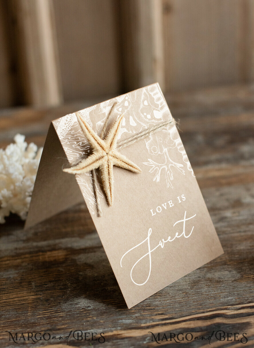 TABLE NUMBERS beach wedding accesories