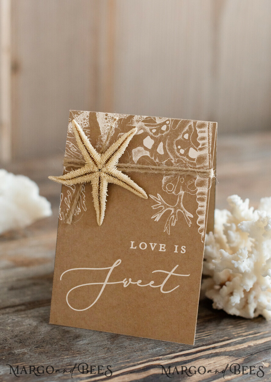 TABLE NUMBERS beach wedding accesories
