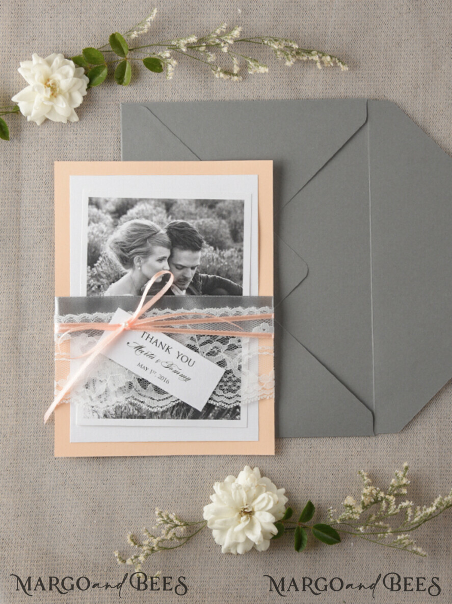 THANK YOU CARDS rustic thank you note