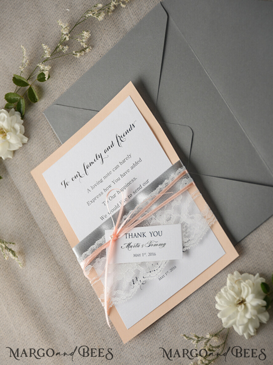 THANK YOU CARDS rustic thank you note
