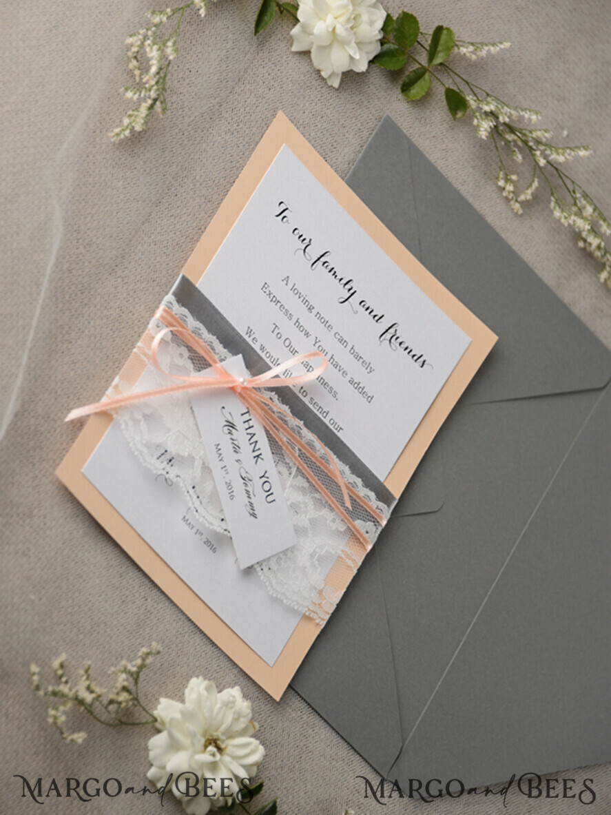 THANK YOU CARDS rustic thank you note