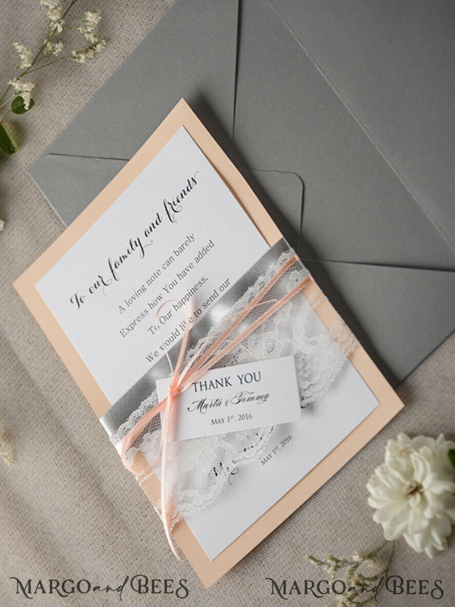 THANK YOU CARDS rustic thank you note