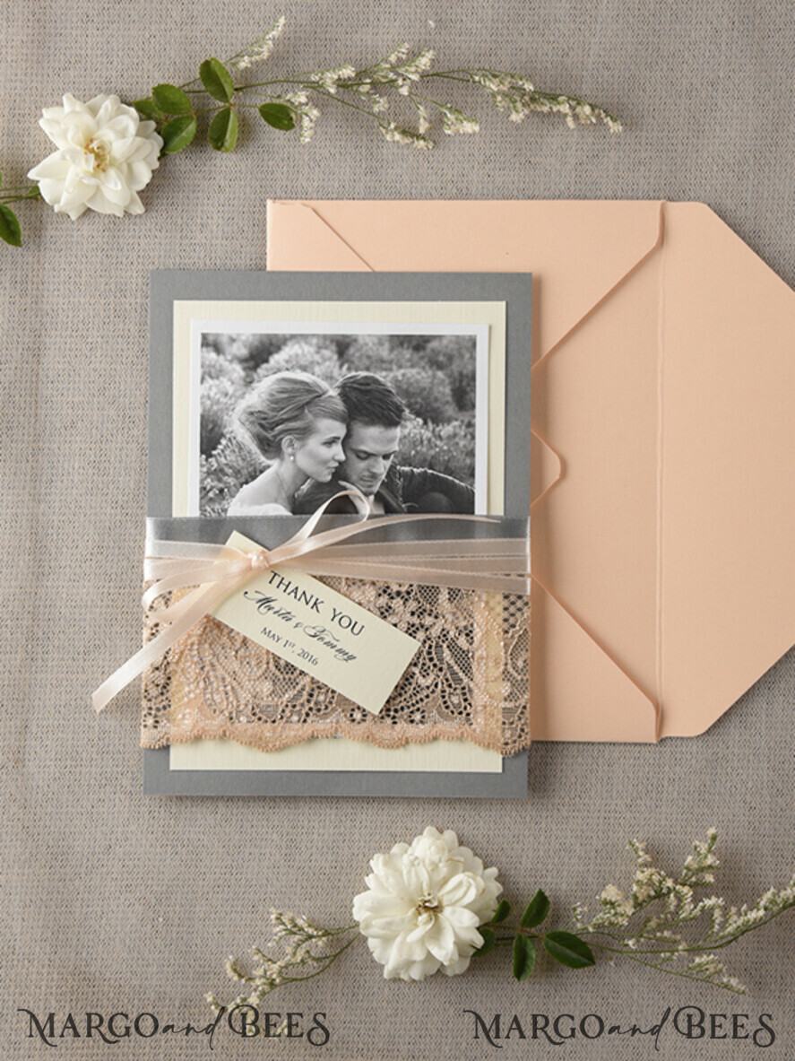 THANK YOU CARDS rustic Thank you Wedding Stationery