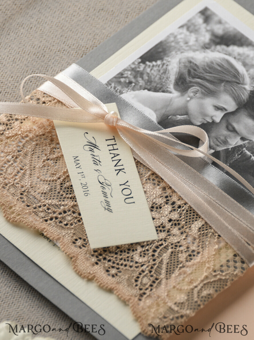 THANK YOU CARDS rustic Thank you Wedding Stationery