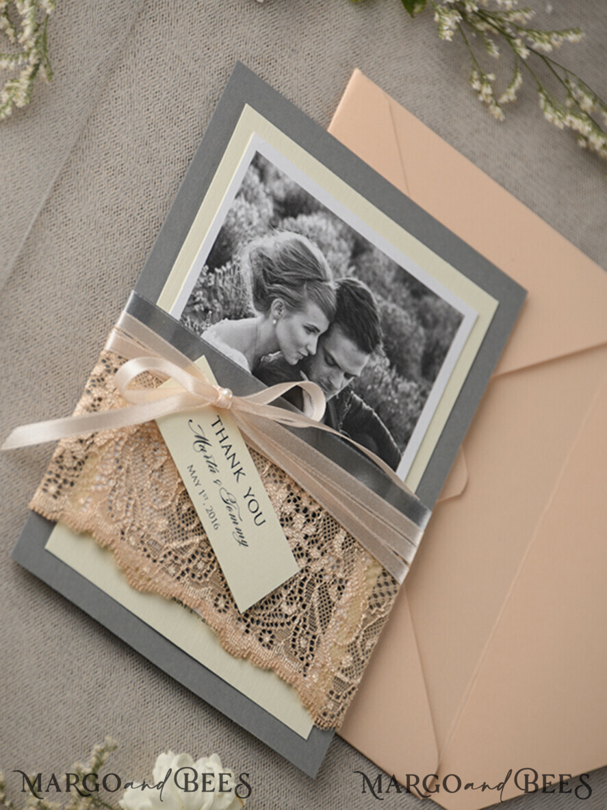 THANK YOU CARDS rustic Thank you Wedding Stationery