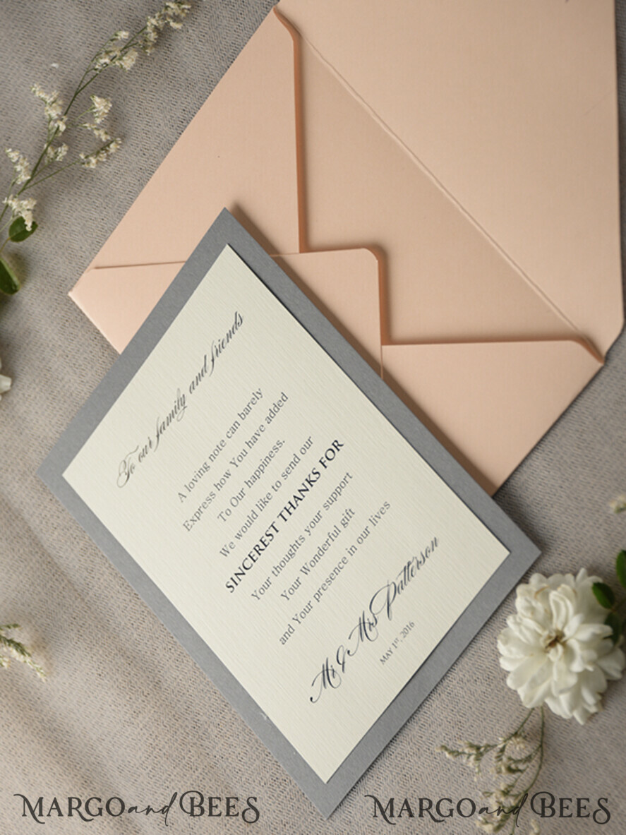 THANK YOU CARDS rustic Thank you Wedding Stationery