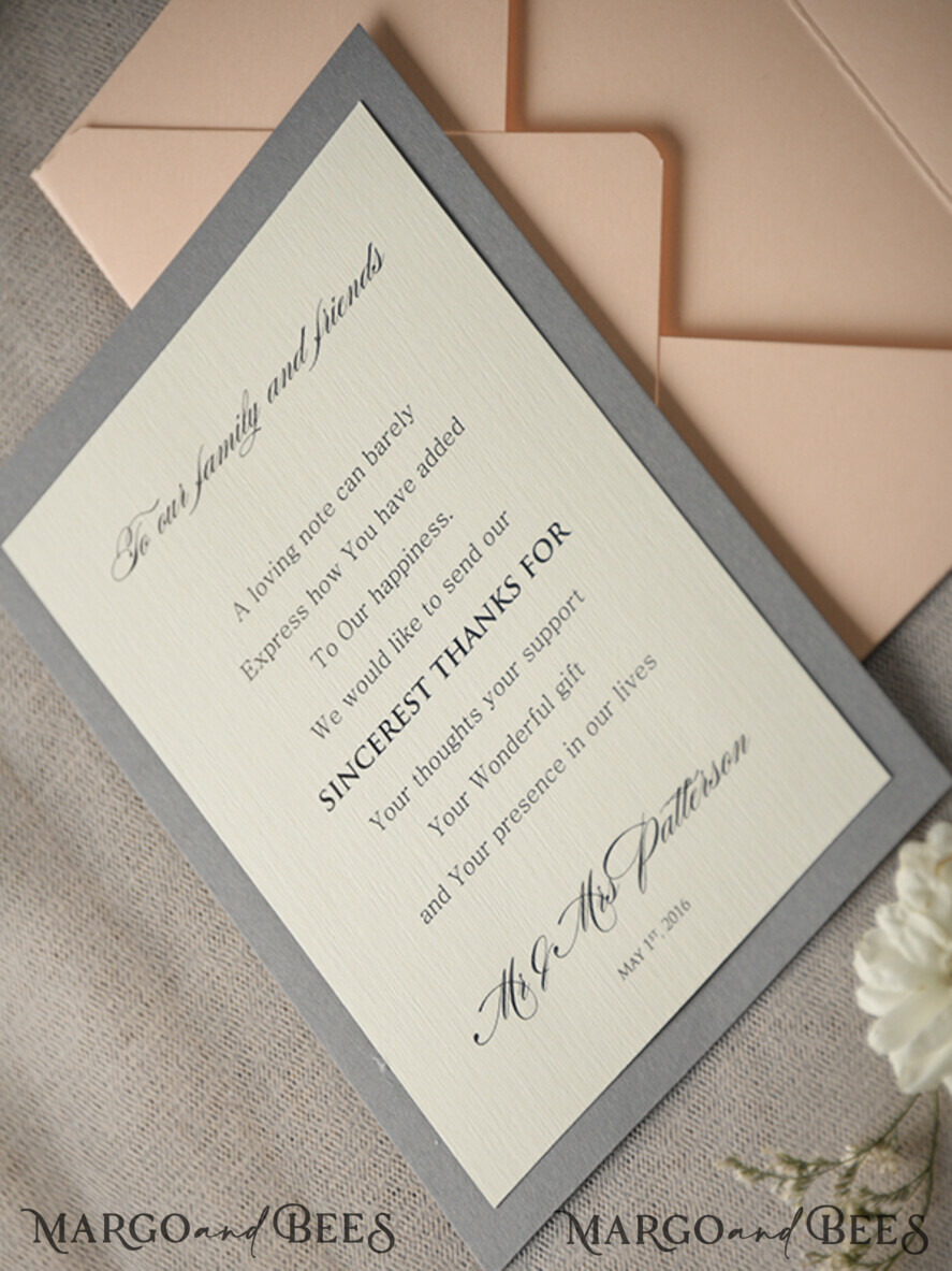 THANK YOU CARDS rustic Thank you Wedding Stationery