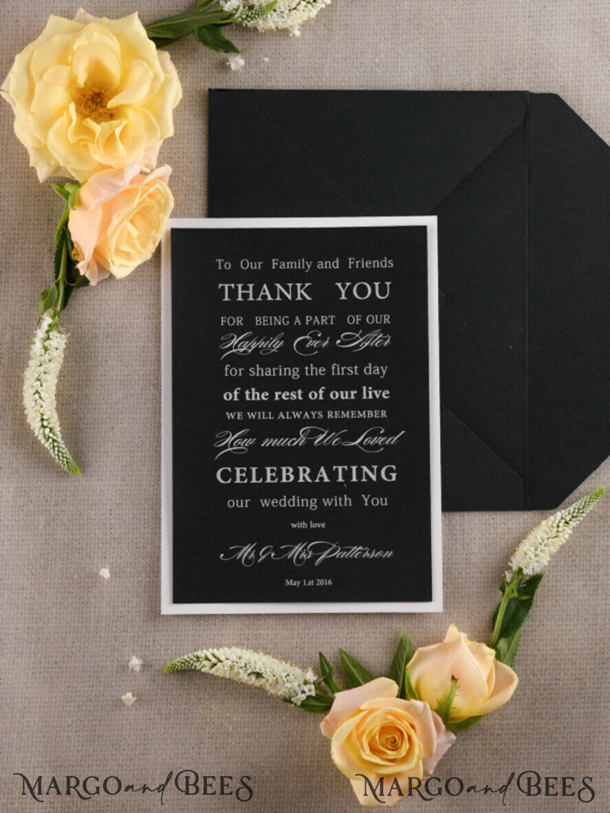THANK YOU CARDS modern/romantic thank you