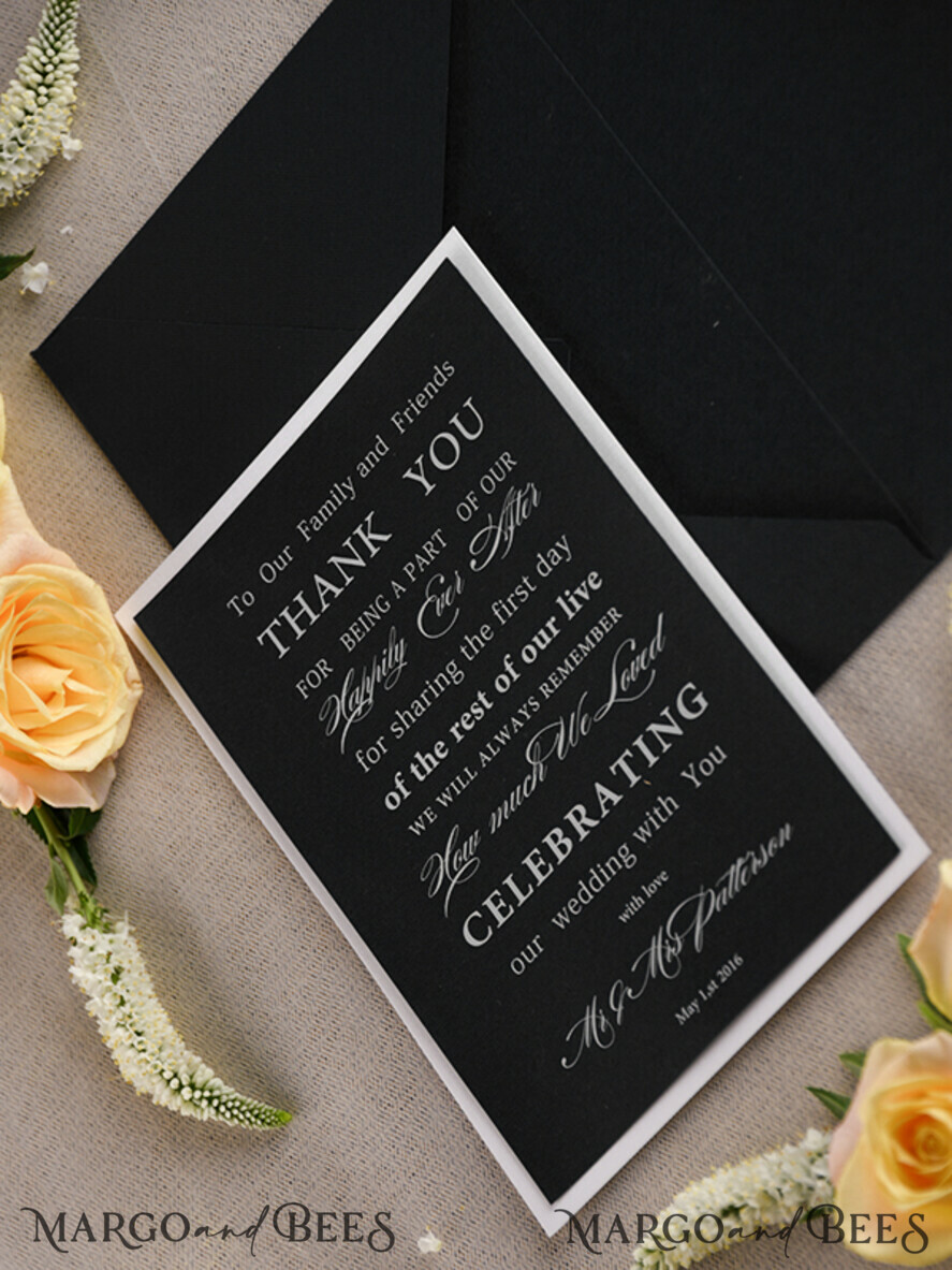 THANK YOU CARDS modern/romantic thank you
