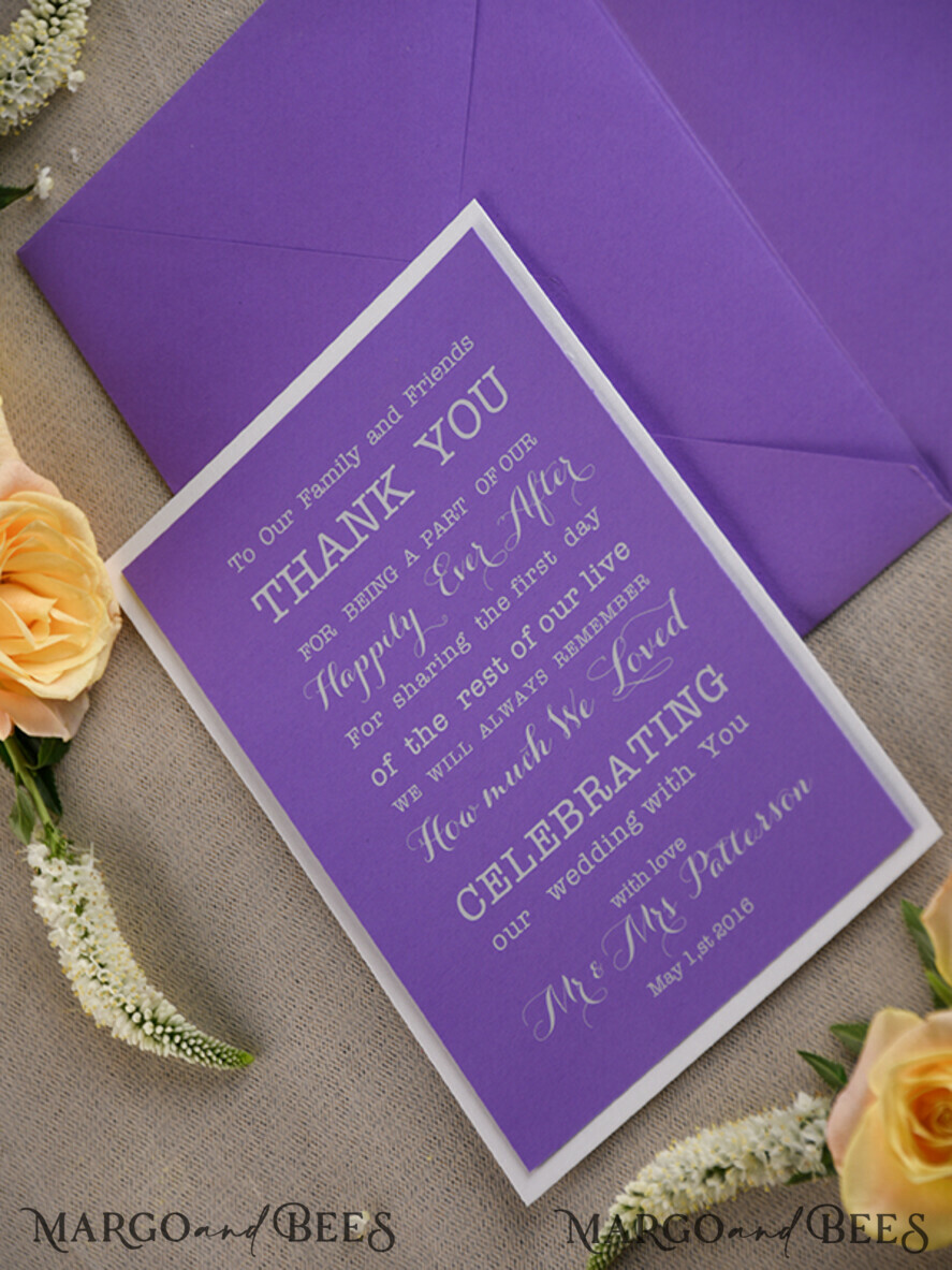 THANK YOU CARDS modern/romantic thank you