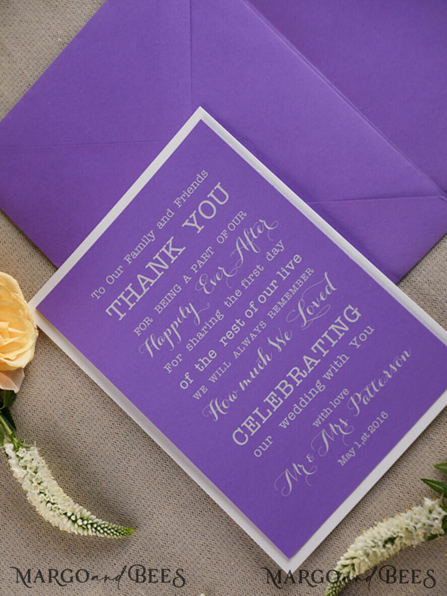 THANK YOU CARDS modern/romantic thank you