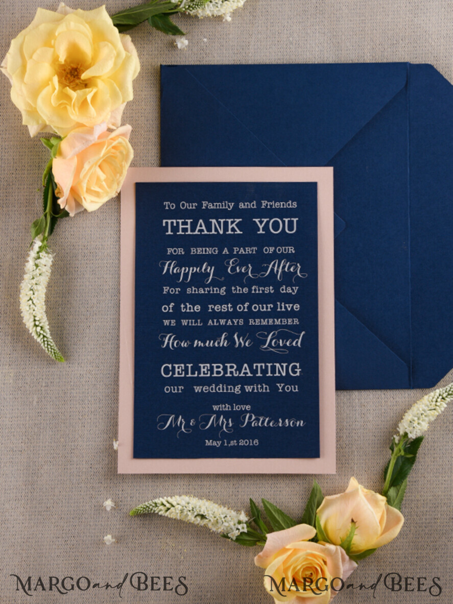 THANK YOU CARDS modern/romantic thank you cards