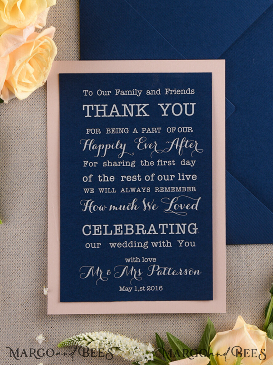 THANK YOU CARDS modern/romantic thank you cards