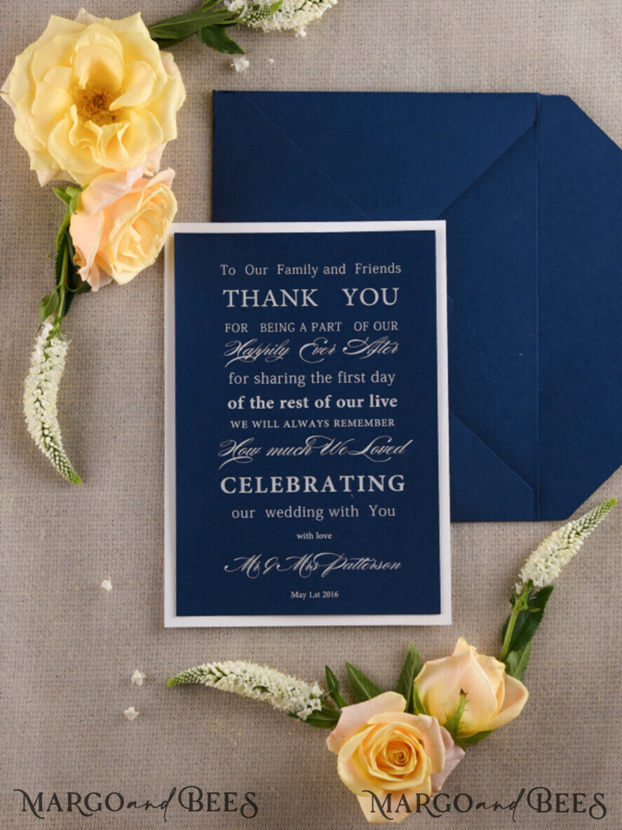 THANK YOU CARDS modern/romantic thank you