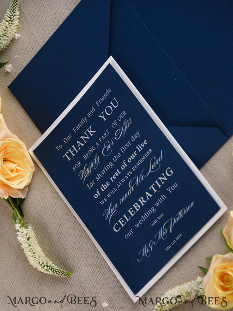THANK YOU CARDS modern/romantic thank you