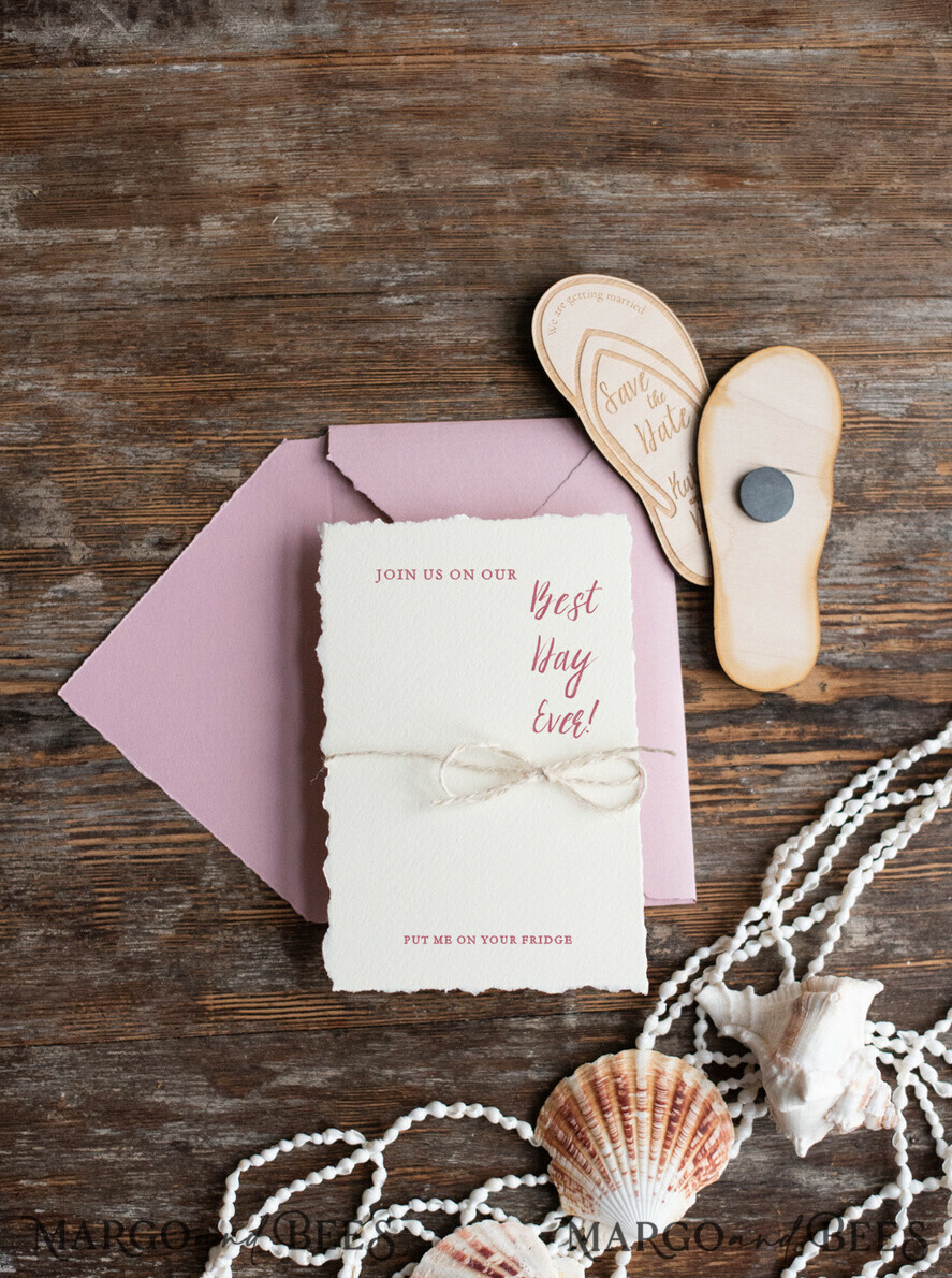 SAVE THE DATES beach travel magnets Personalised Beach Save the Date Magnets and Card, Travel Wedding Save The Dates , Wedding Destination Save The Date Cards