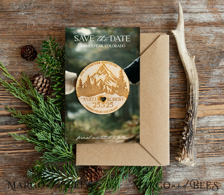 DATEN MERKEN Strand-Reise-Magnete Save-the-Date-Karten, Hochzeitsreise