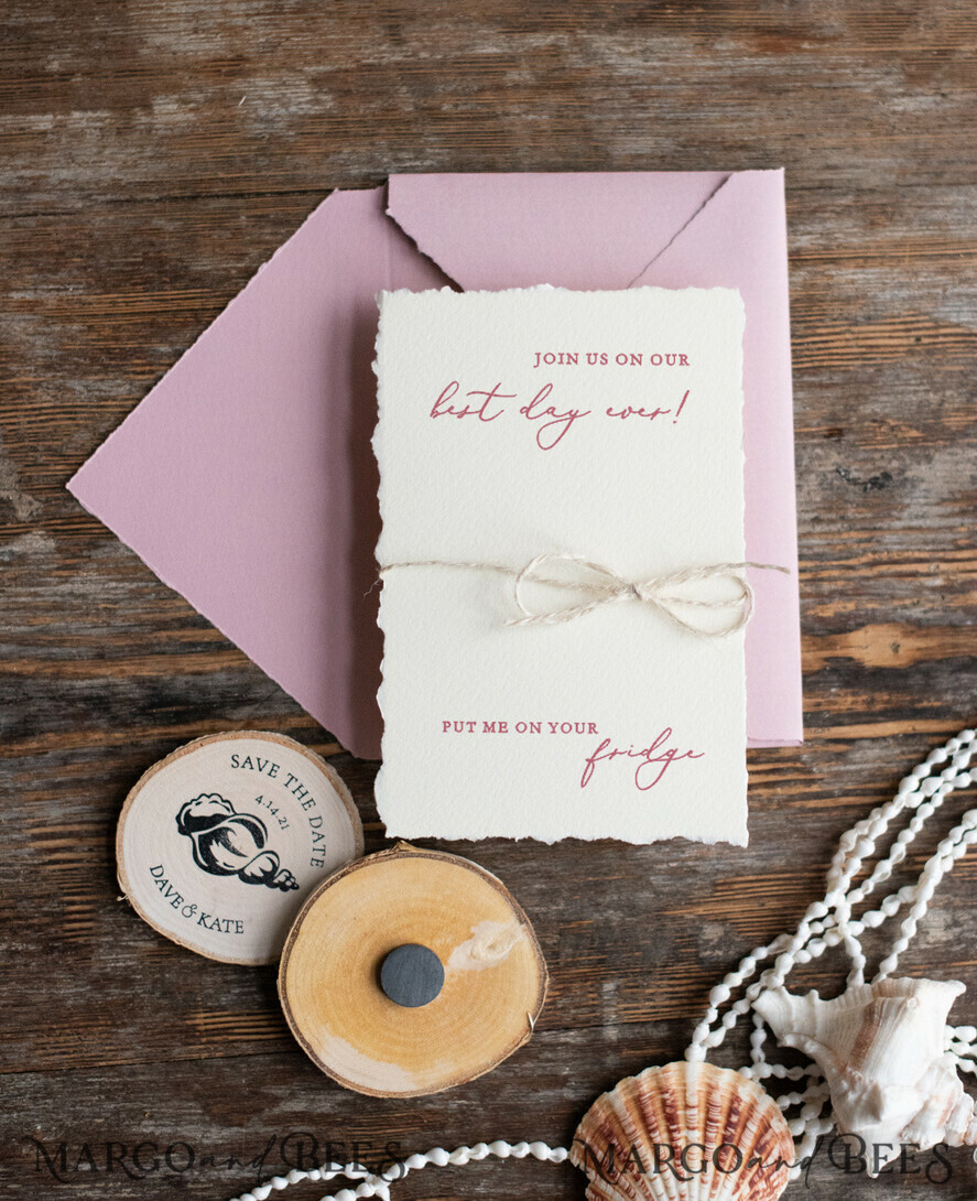 SAVE THE DATES beach travel magnets Personalised Beach Save the Date Magnets and Card, Travel Wedding Save The Dates , Wedding Destination Save The Date Cards