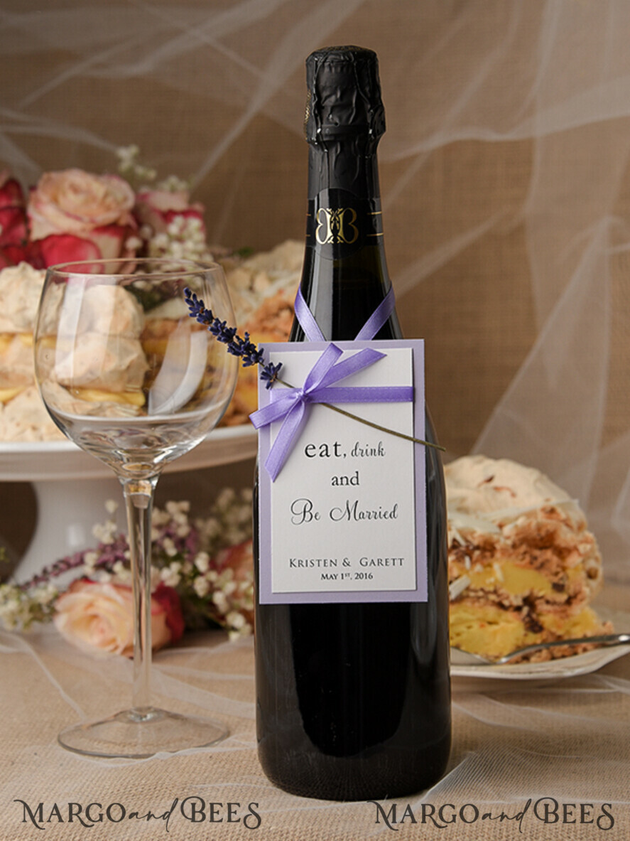 Rustic drink labels