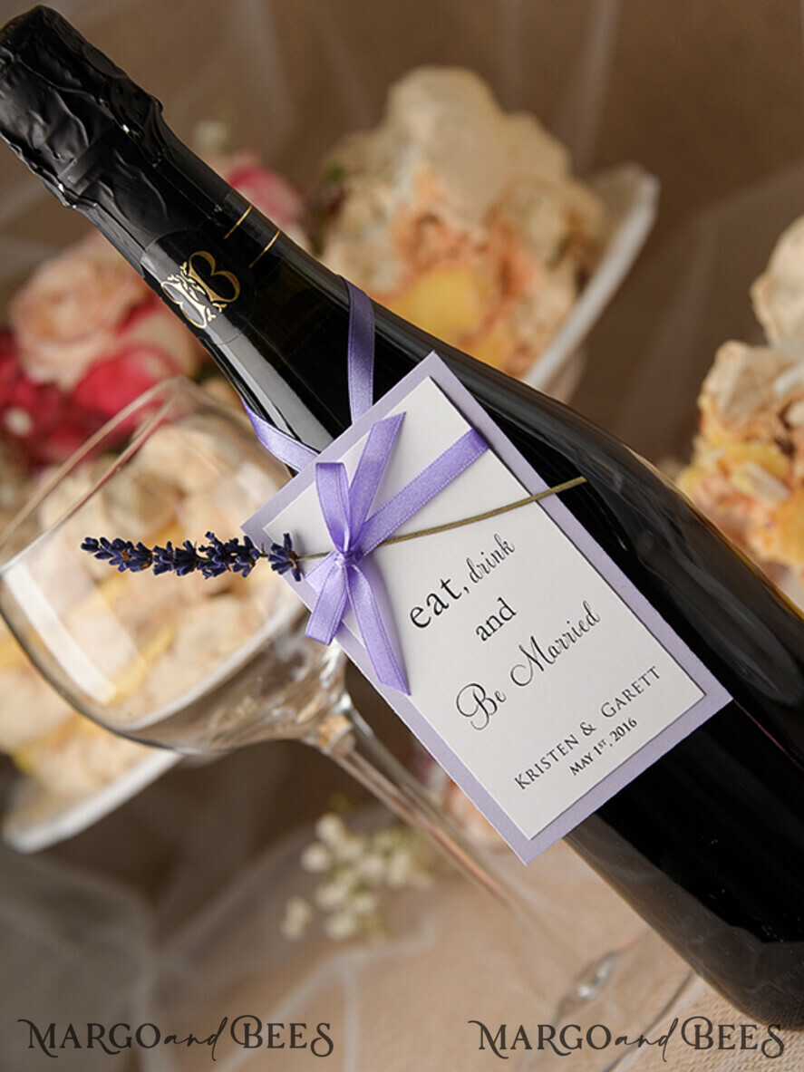 Rustic drink labels