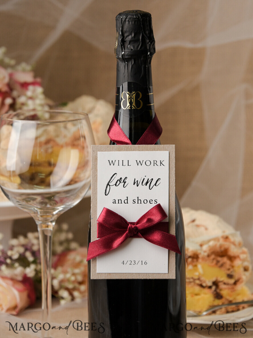 Rustic wine label