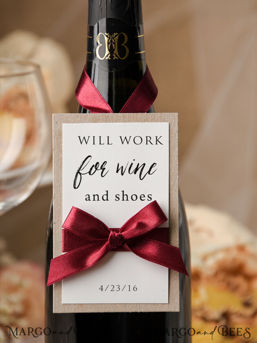 Rustic wine label