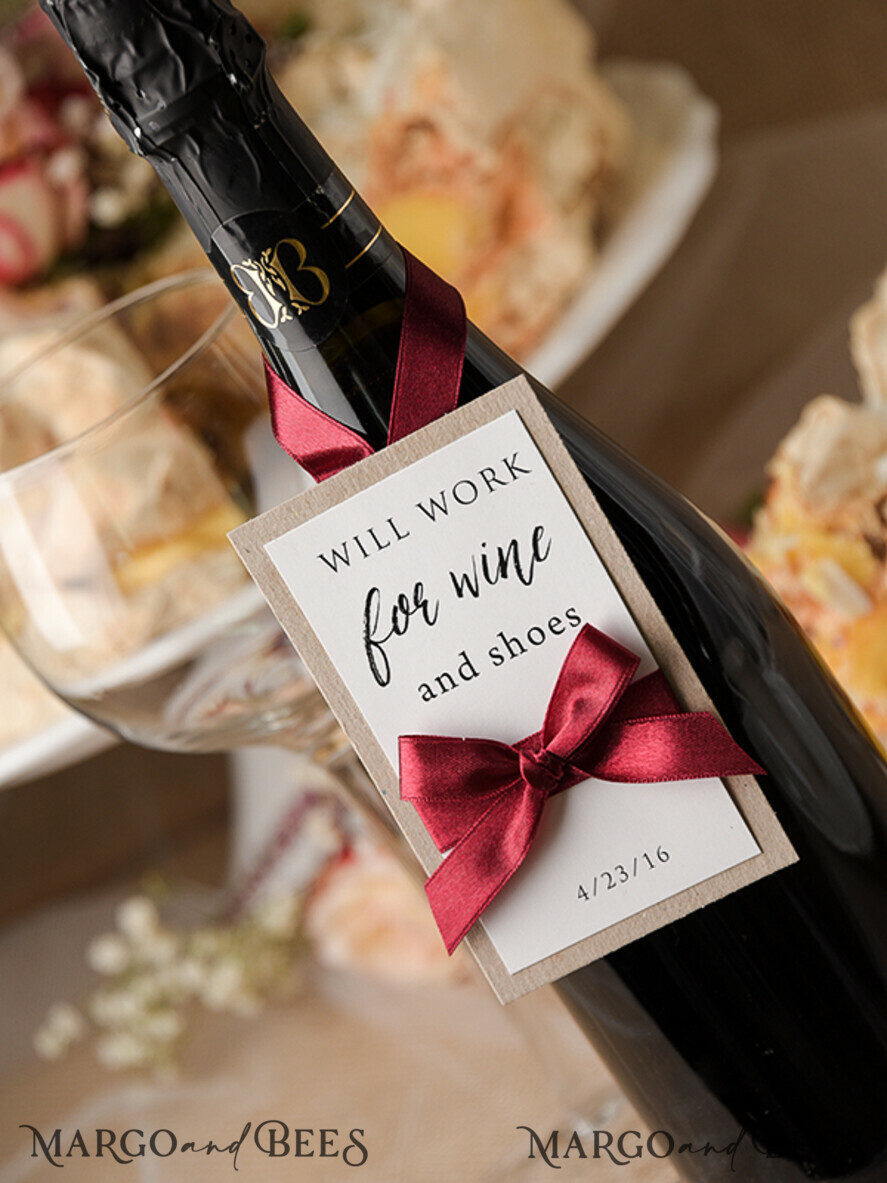 Rustic wine label