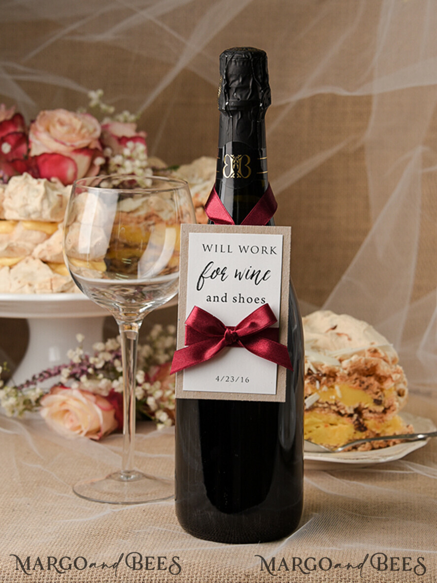 Rustic wine label