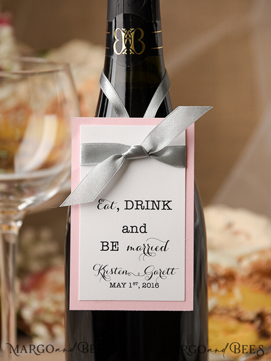 Rustic drink labels