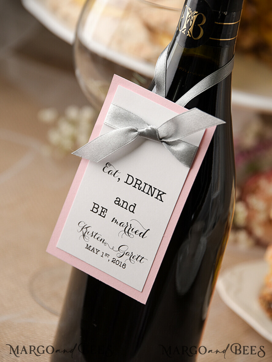 Rustic drink labels