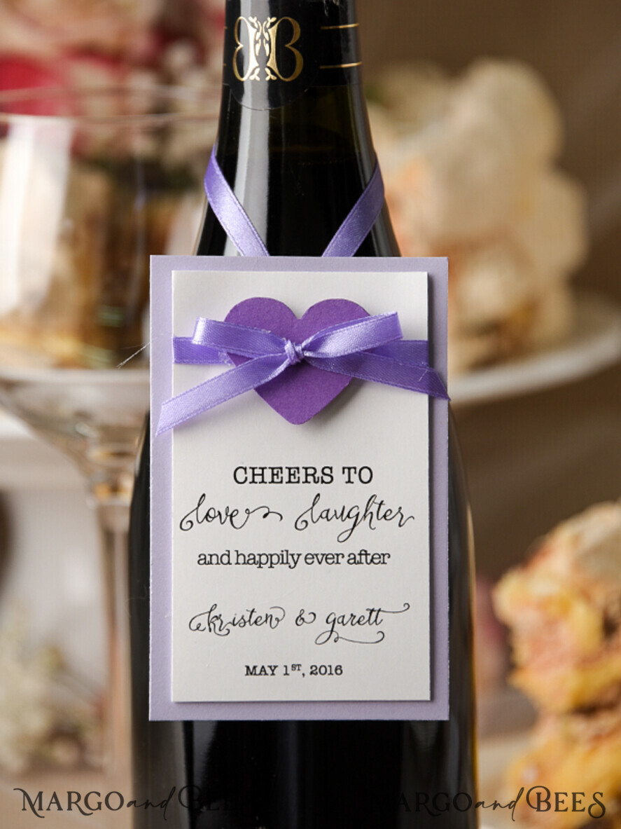 Rustic prosecco label
