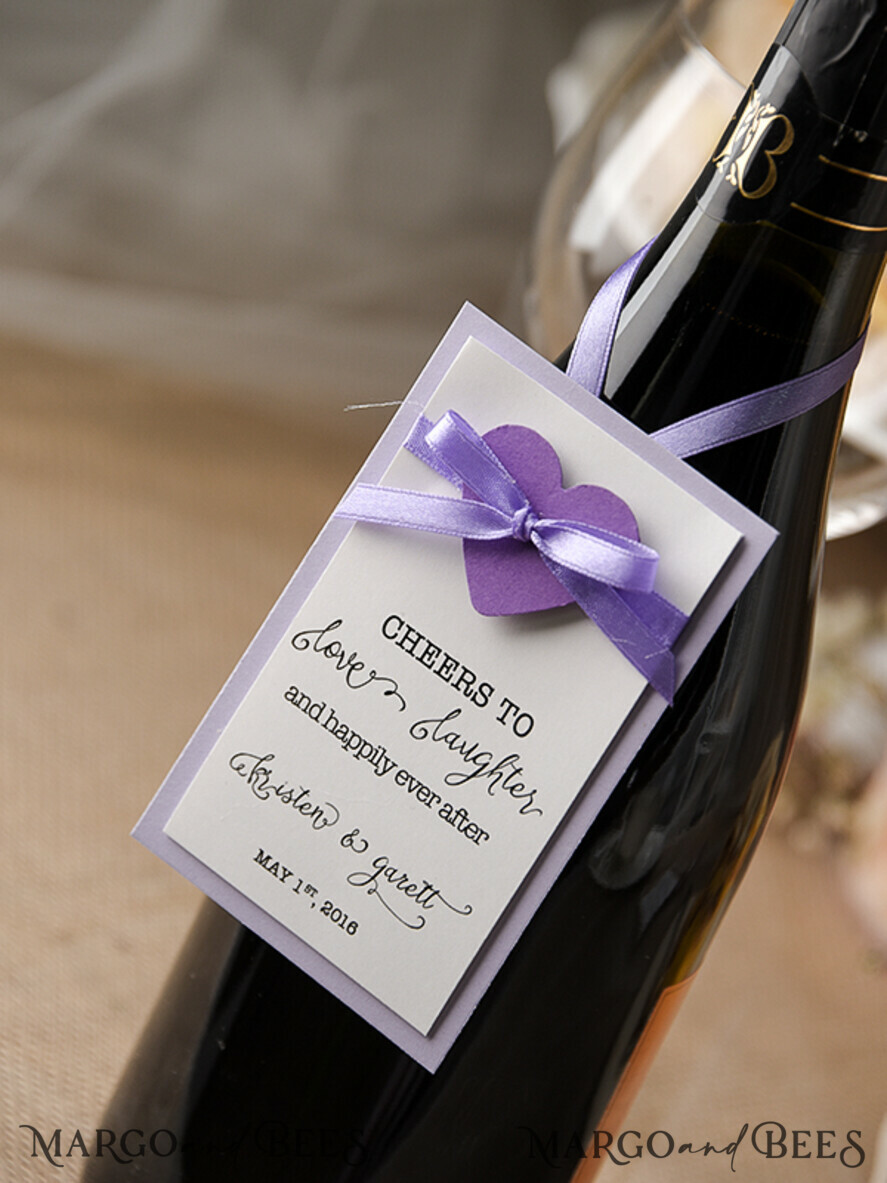 Rustic prosecco label