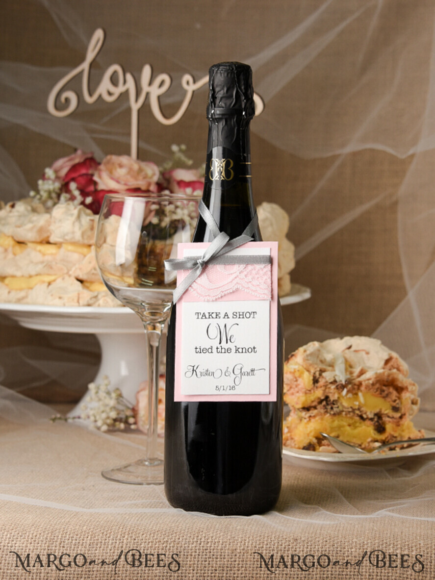 Rustic drink labels