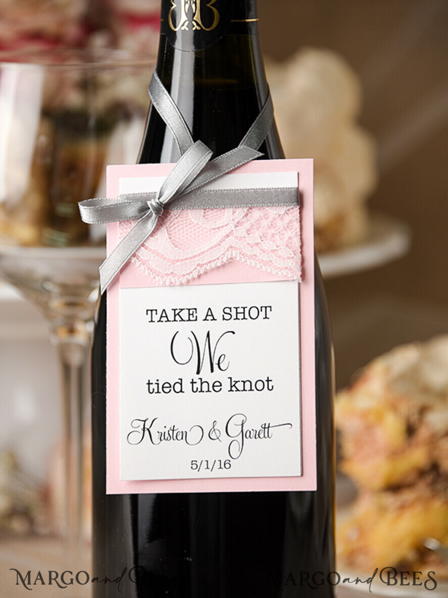 Rustic drink labels
