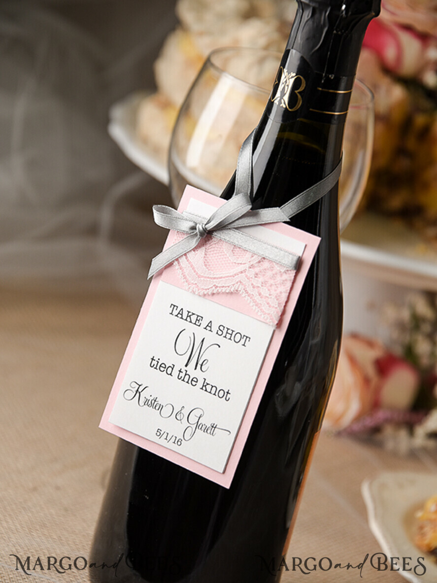 Rustic drink labels