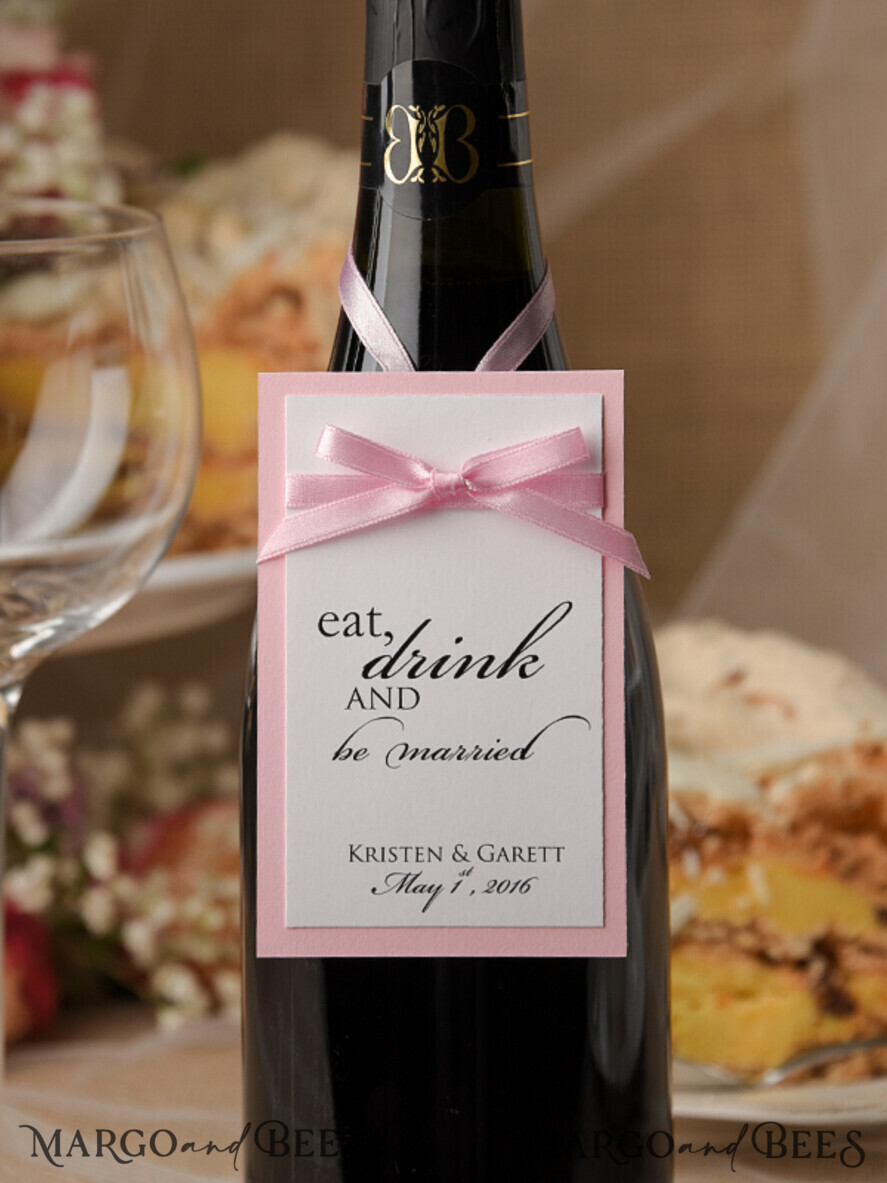 Rustic drink labels