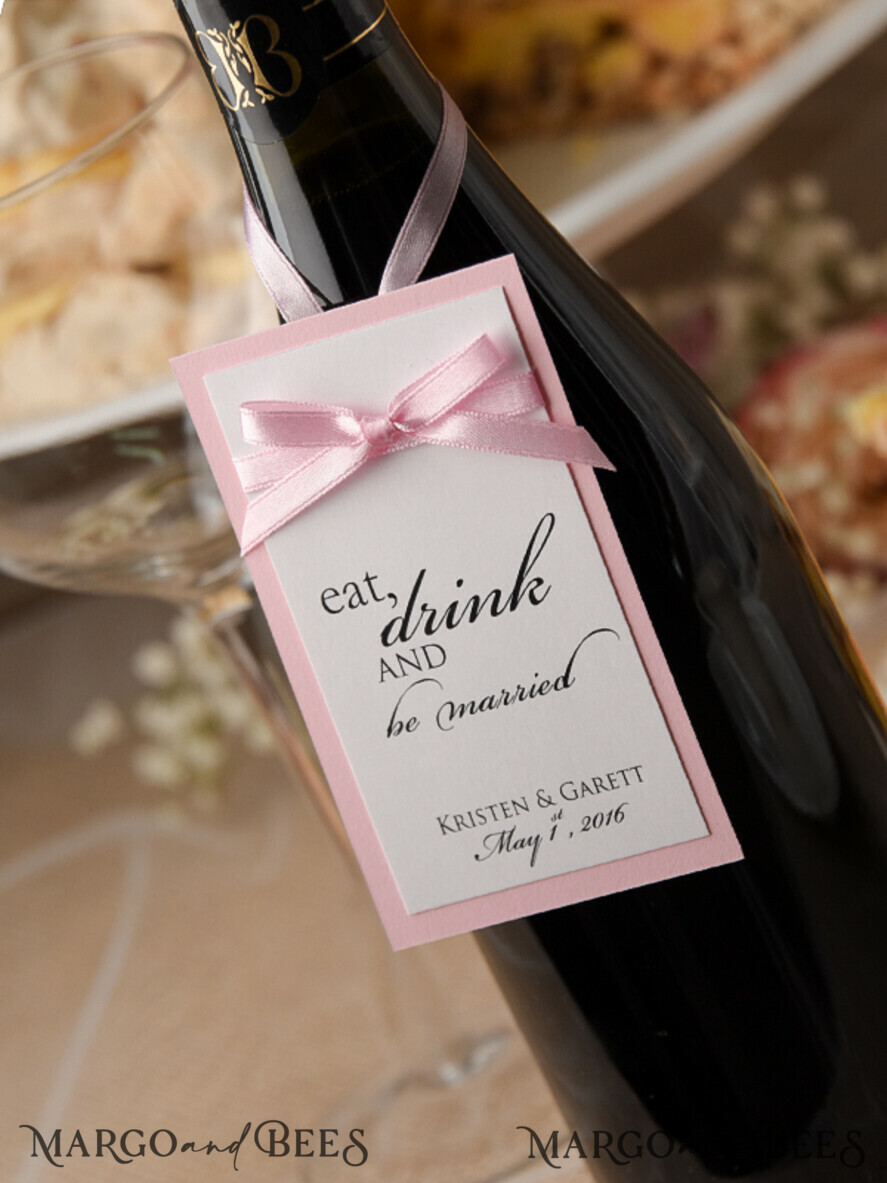 Rustic drink labels