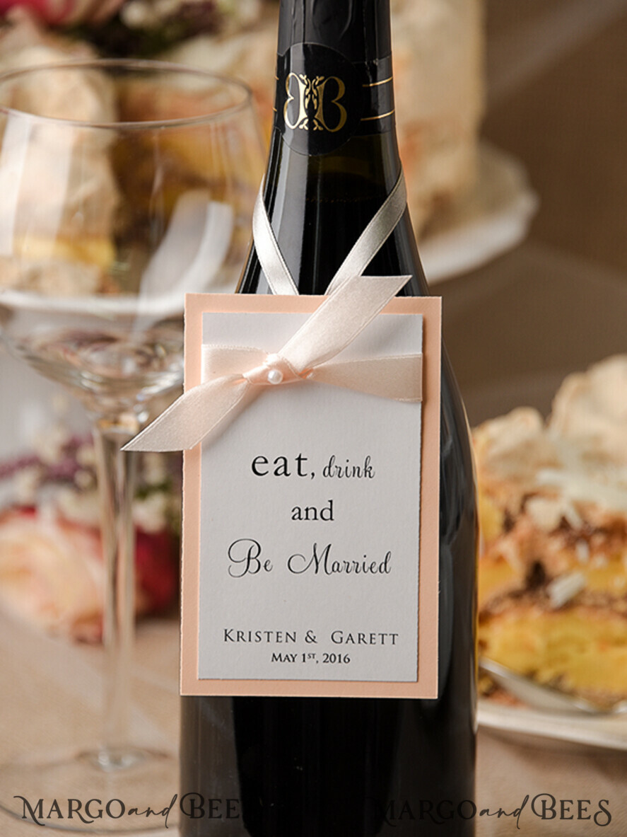 Rustic prosecco label