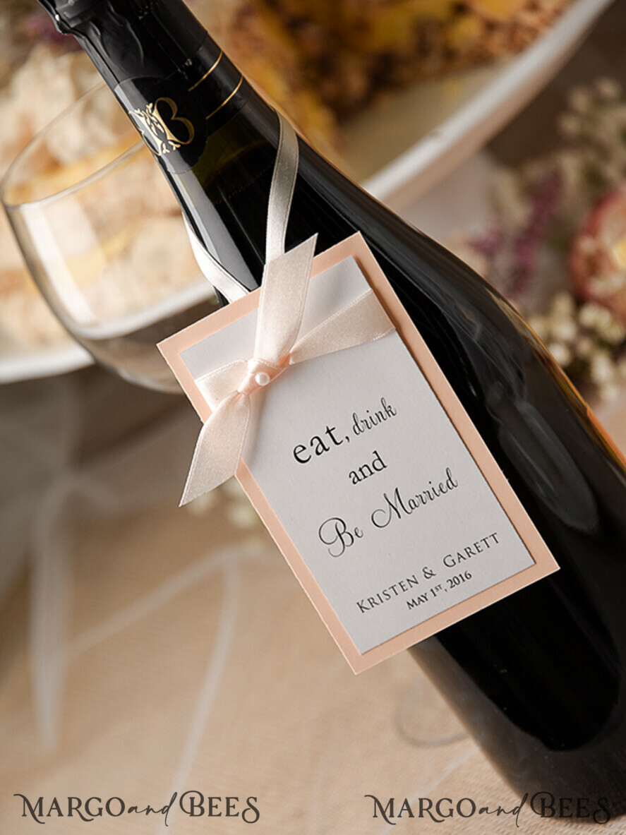 Rustic prosecco label