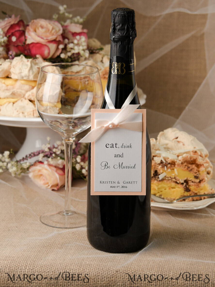 Rustic prosecco label