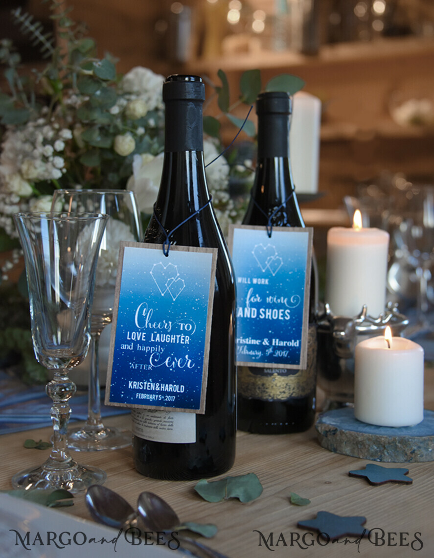 Rustic wine label