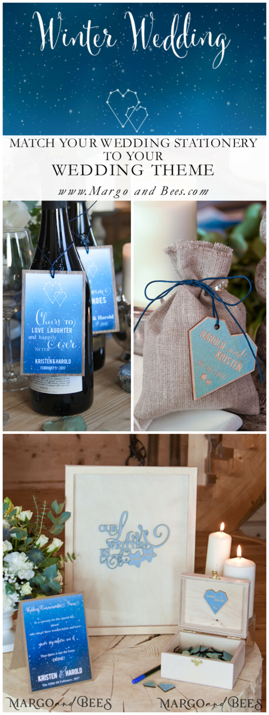 Rustic wine label