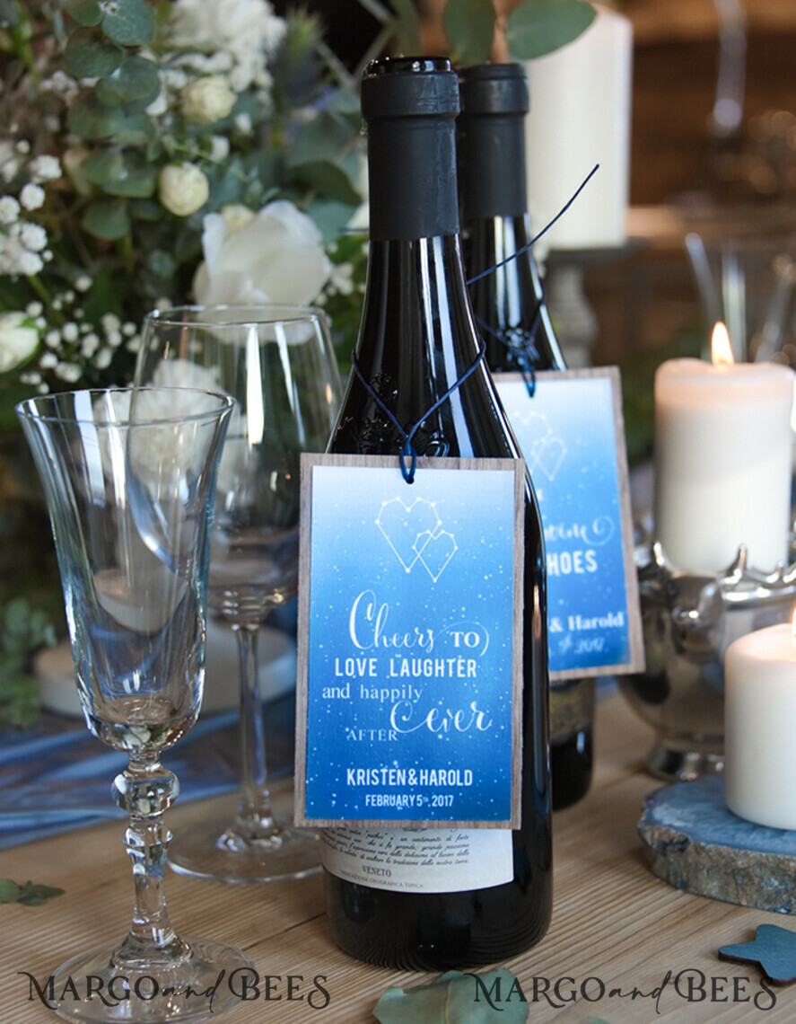 Rustic wine label