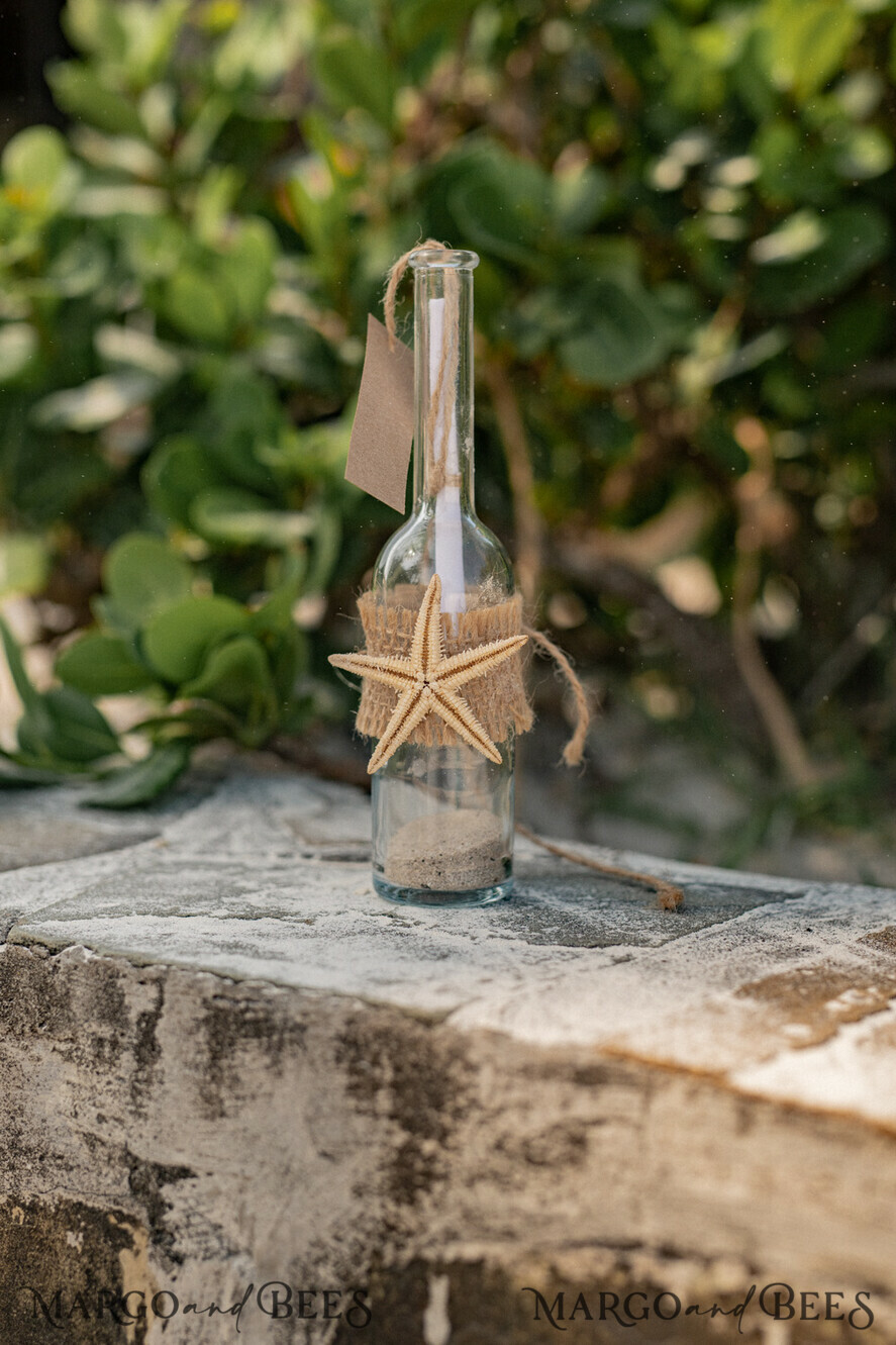 BEACH Destination Beach Wedding stationery drink label
