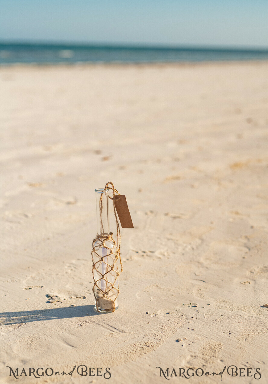 BEACH Destination Beach Wedding stationery drink label