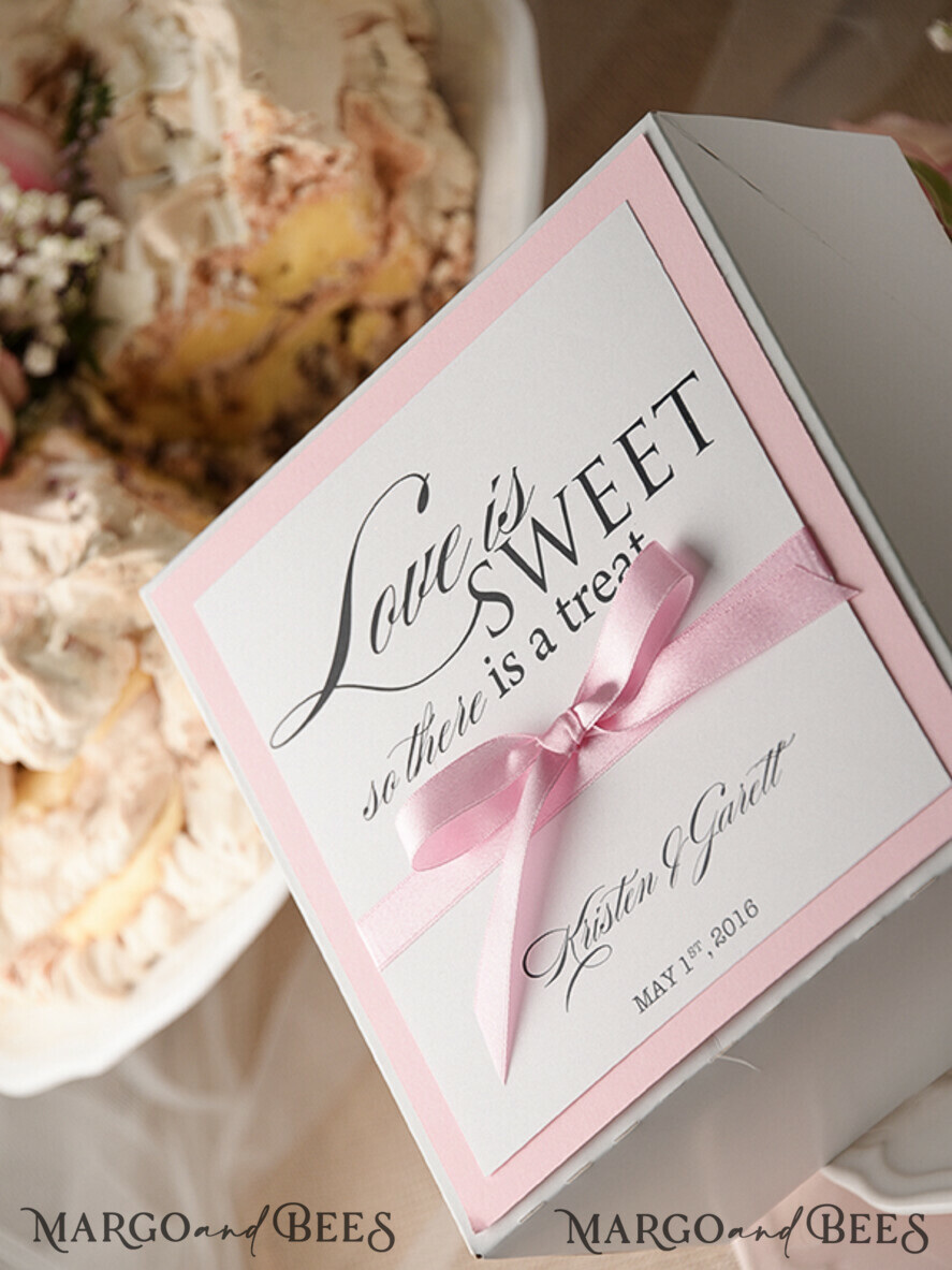 RUSTIC wedding cake boxes