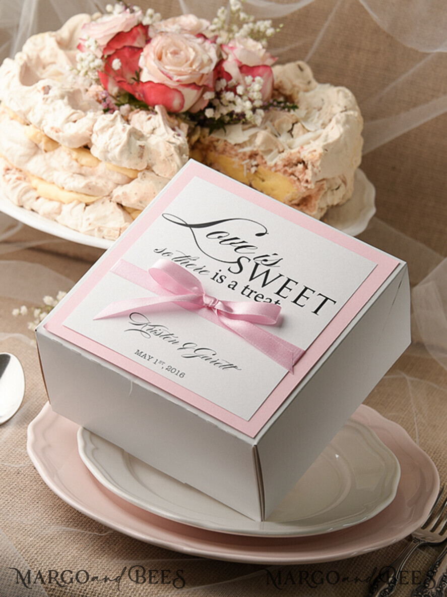 RUSTIC wedding cake boxes