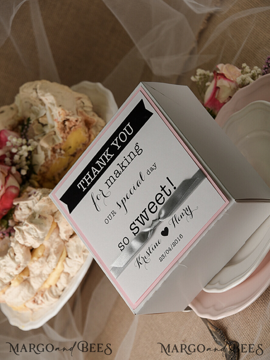 RUSTIC wedding cake box