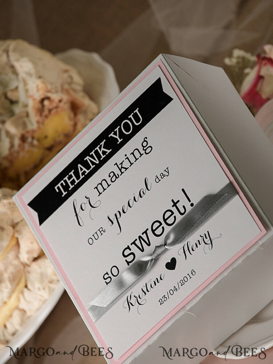 RUSTIC wedding cake box